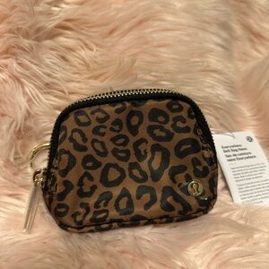Lululemon Athletica Leopard Print NanoBag. Great for wrist also fits on Stanley!